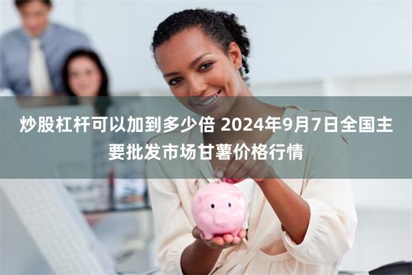 炒股杠杆可以加到多少倍 2024年9月7日全国主要批发市场甘薯价格行情