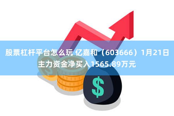 股票杠杆平台怎么玩 亿嘉和（603666）1月21日主力资金净买入1565.89万元